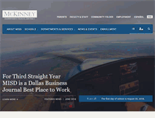 Tablet Screenshot of mckinneyisd.net